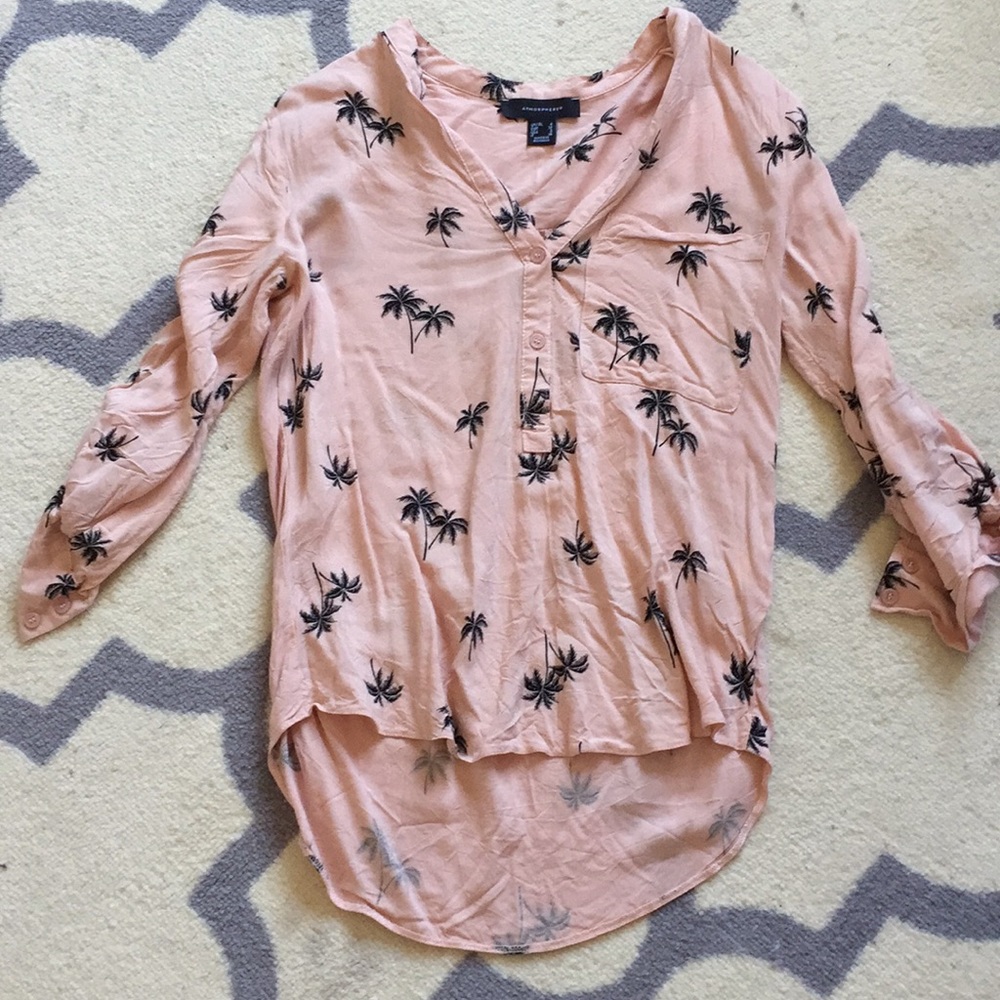 Pink Palm Tree Shirt